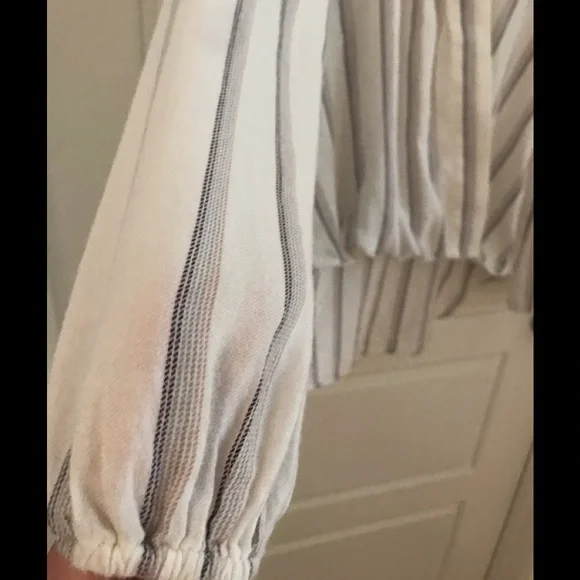 LOFT Striped Long Sleeve Blouse - Picture 4 of 8